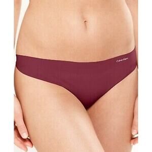 Calvin Klein Invisibles Thong Underwear 2 PAIR NWT